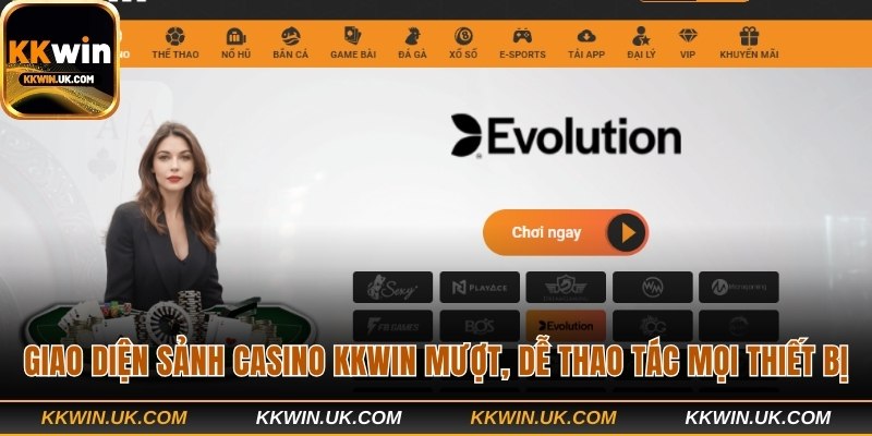 Trải Nghiệm Casino KKWIN Nhận Ngay Quà Tặng 38.888K